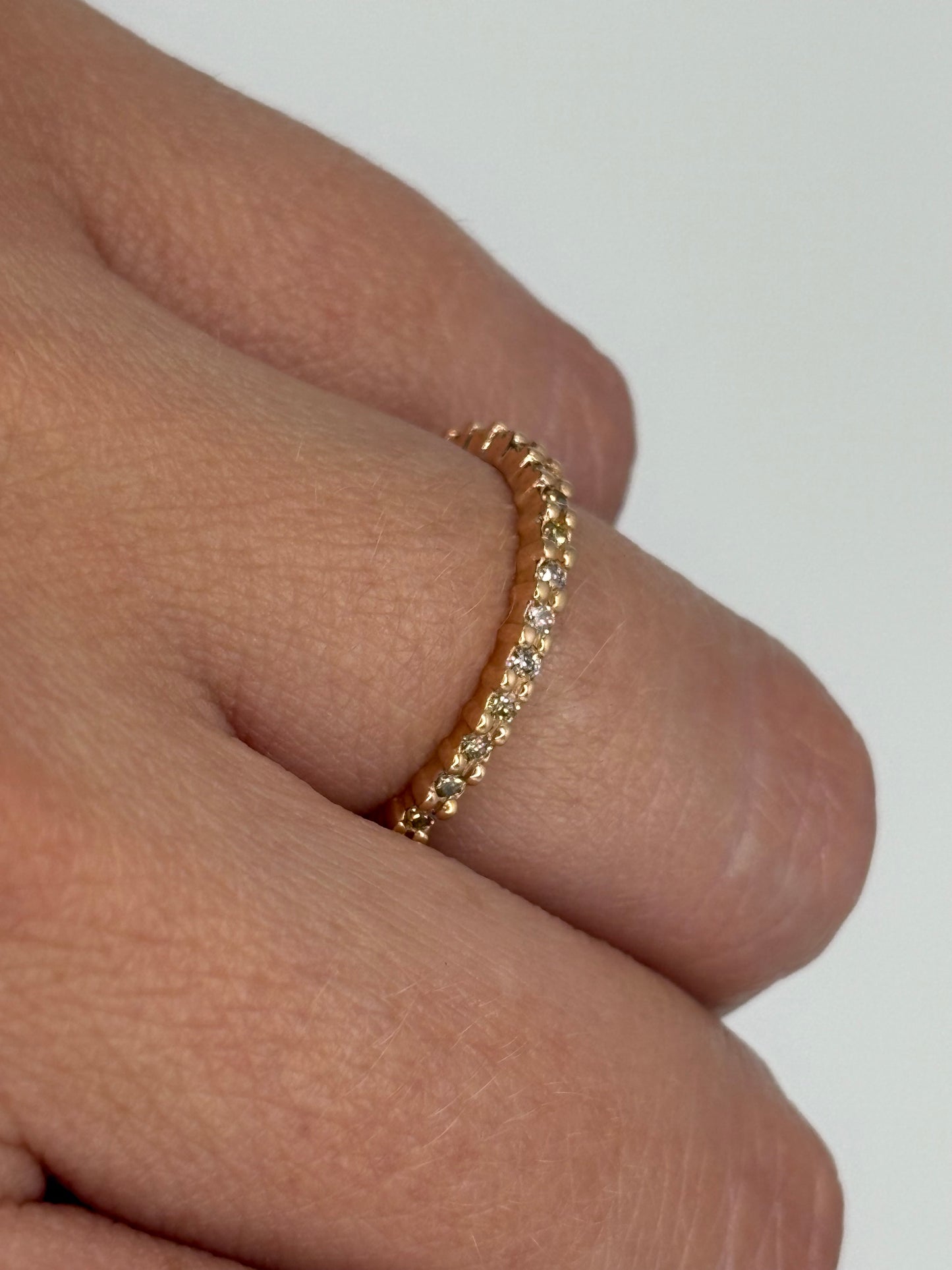 Churumbela .20 cts Diamantes Champagne