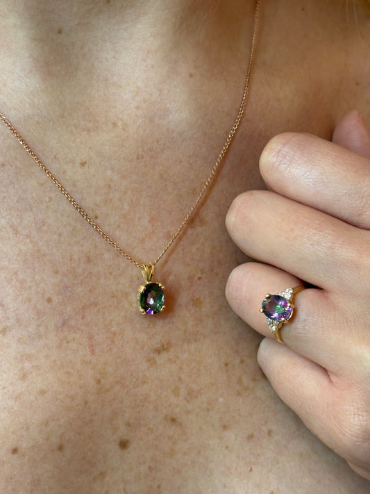 Collar Topacio Místico