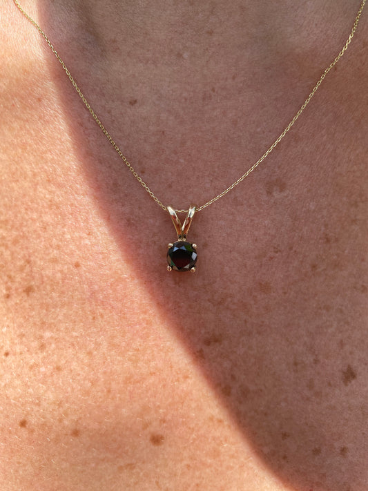 Collar Diamante Negro