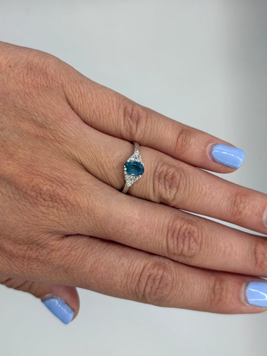 Anillo Lorenza Zafiro