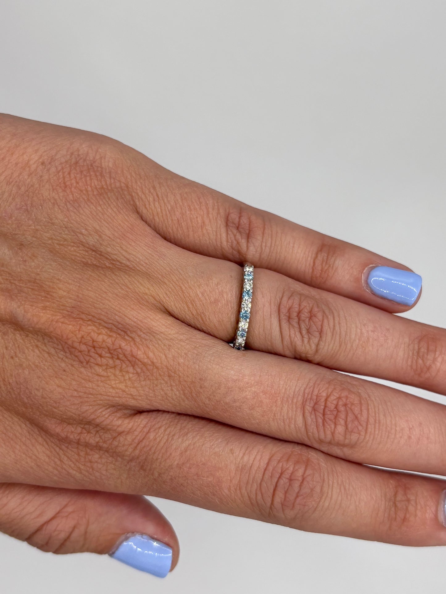 Churumbela Combinada Diamantes Azules .30 cts