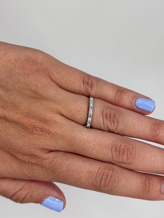 Churumbela Combinada Diamantes Azules .30 cts