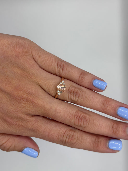 Anillo Lorenza Morganita