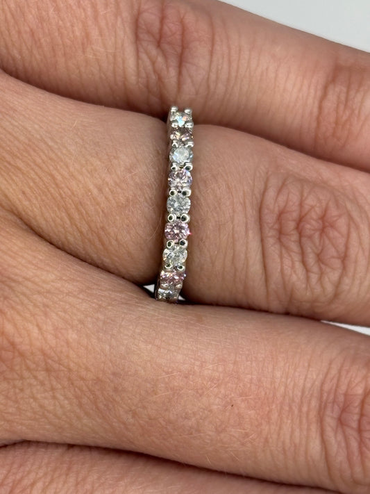 Churumbela Combinada Diamantes Rosas .50 cts