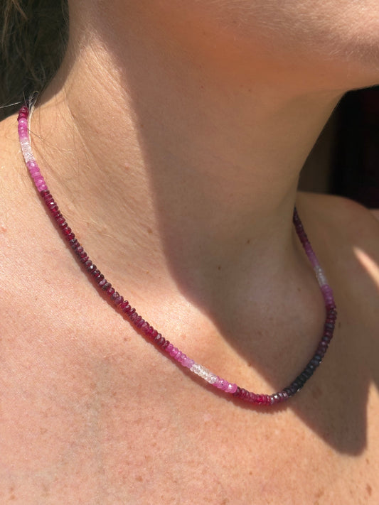 Collar Multi Rubíes