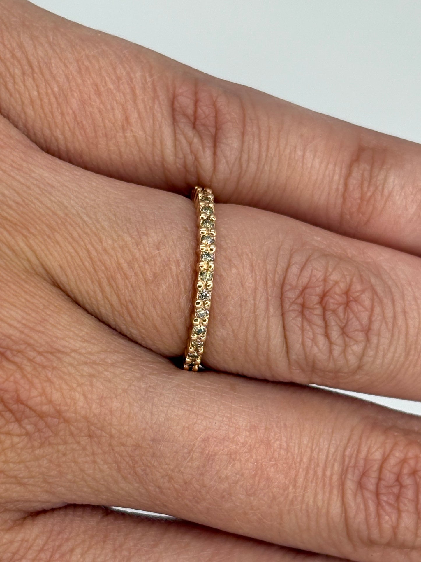 Churumbela .20 cts Diamantes Champagne