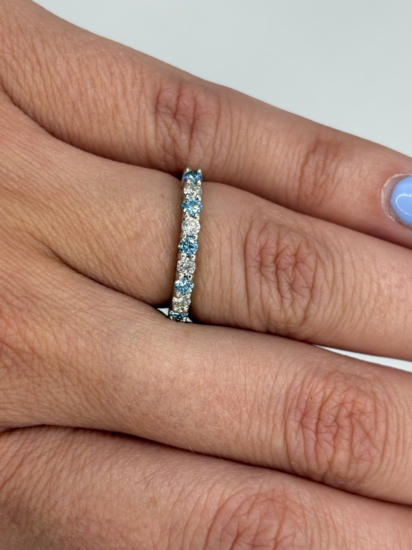 Churumbela Combinada Diamantes Azules .50 cts