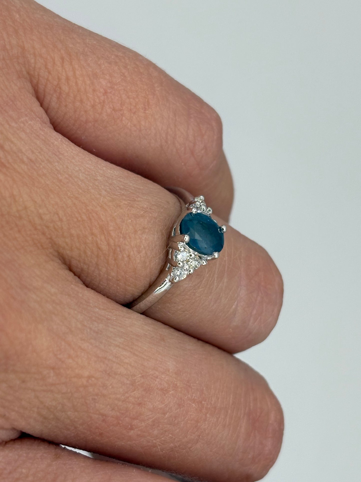 Anillo Lorenza Zafiro