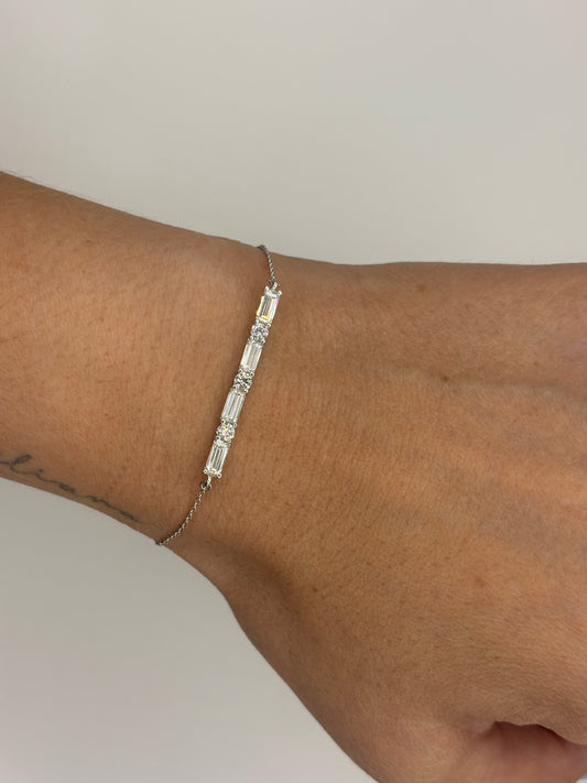 Pulsera Diamantes Baguette