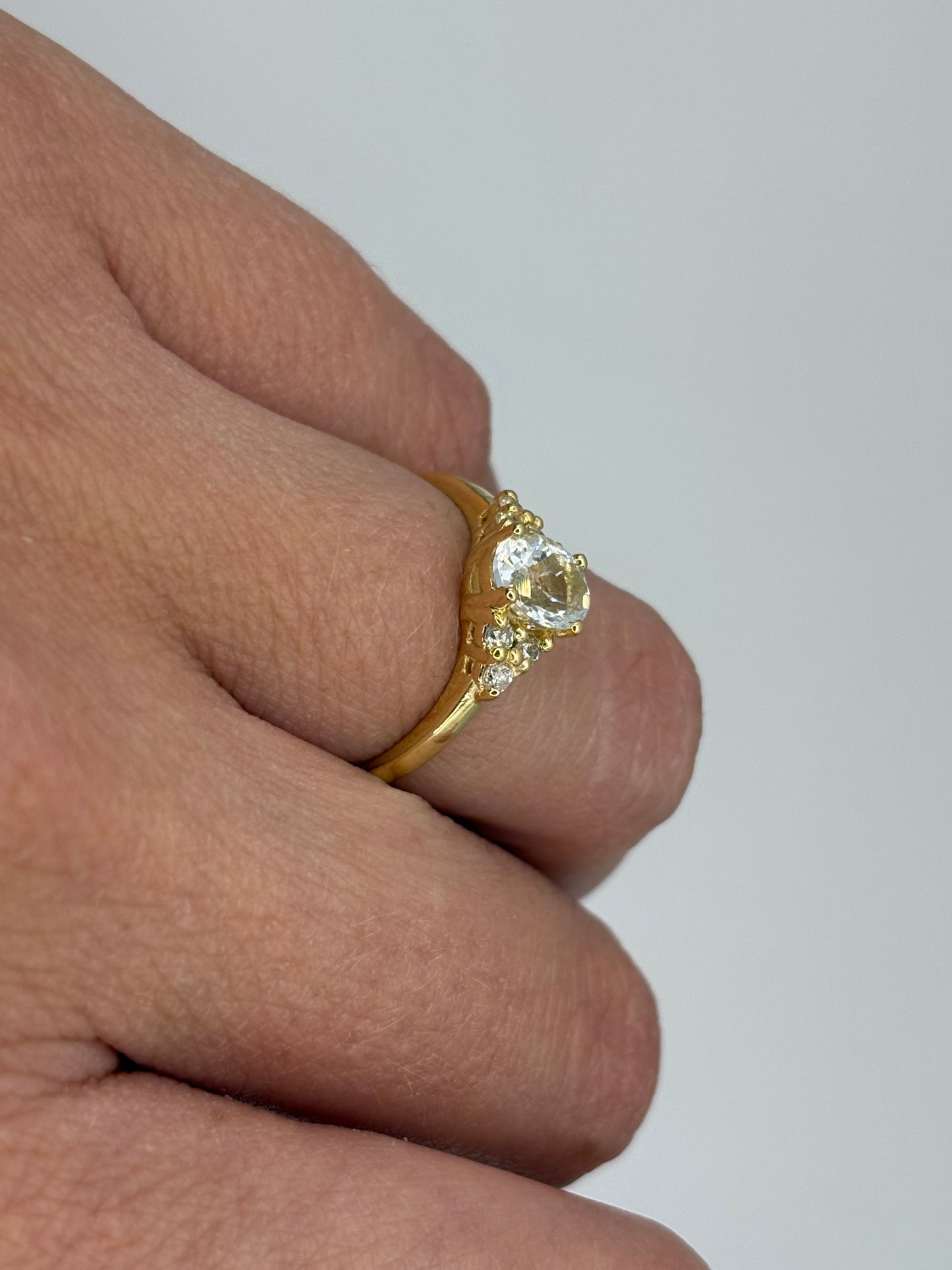 Anillo Lorenza Aguamarina