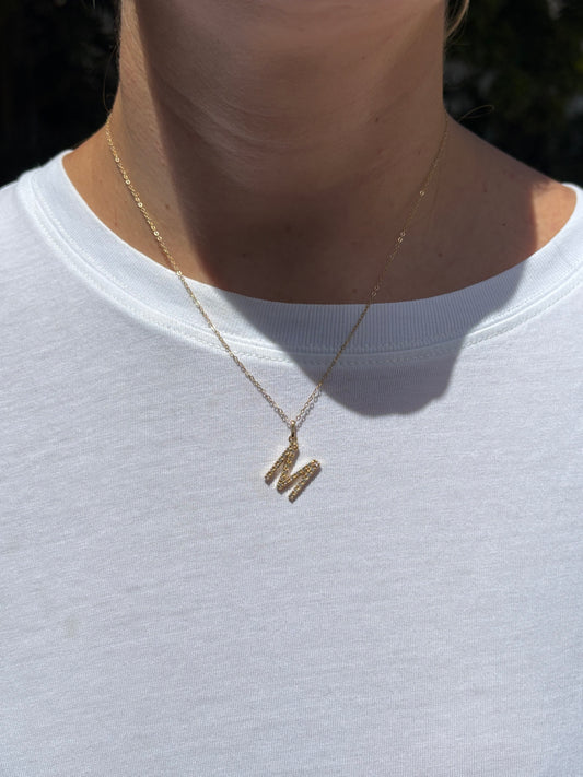 Collar Inicial de Diamantes