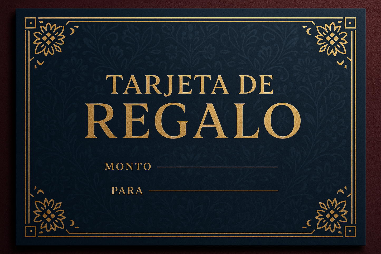 tarjeta de regalo