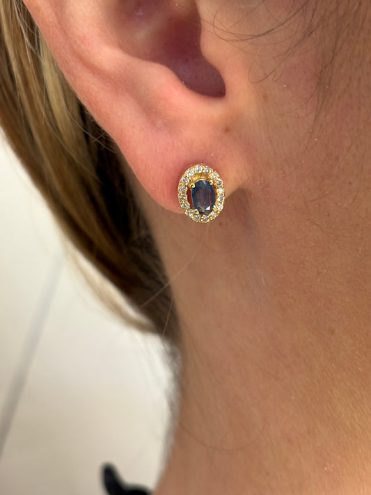 Aretes Giordana Zafiro