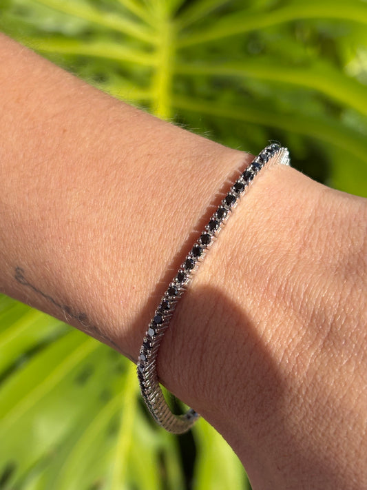 Pulsera Tennis Negra
