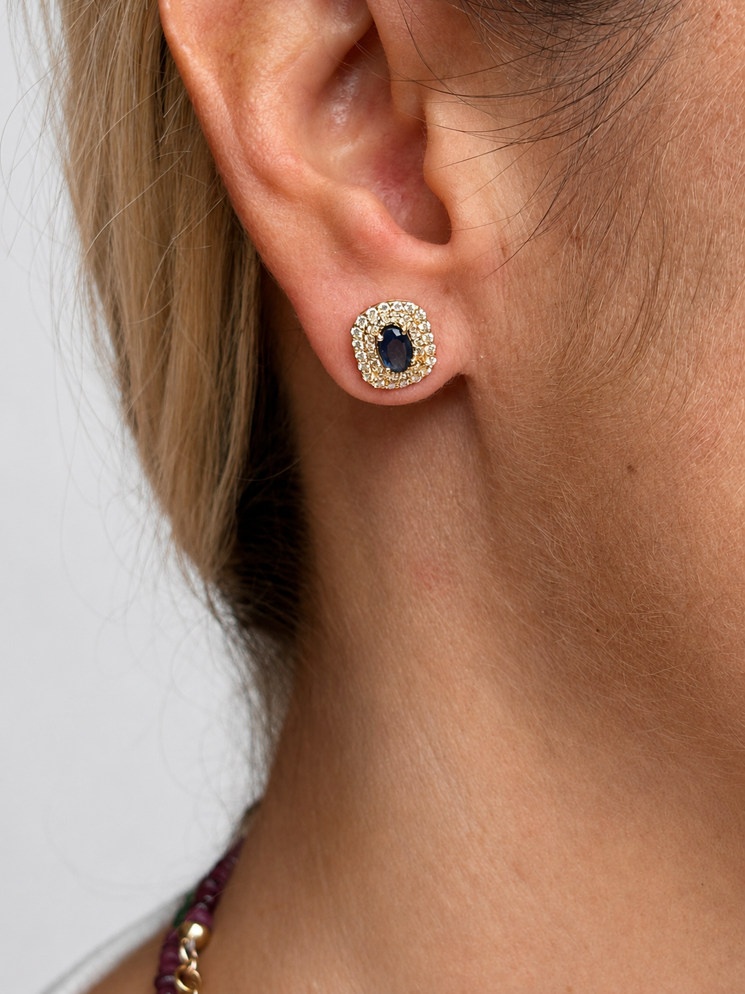 Aretes Doble Halo