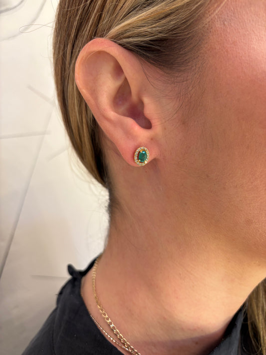Aretes Giordana Esmeralda