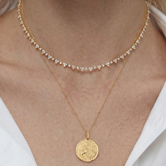 Collar Cluster Tenis
