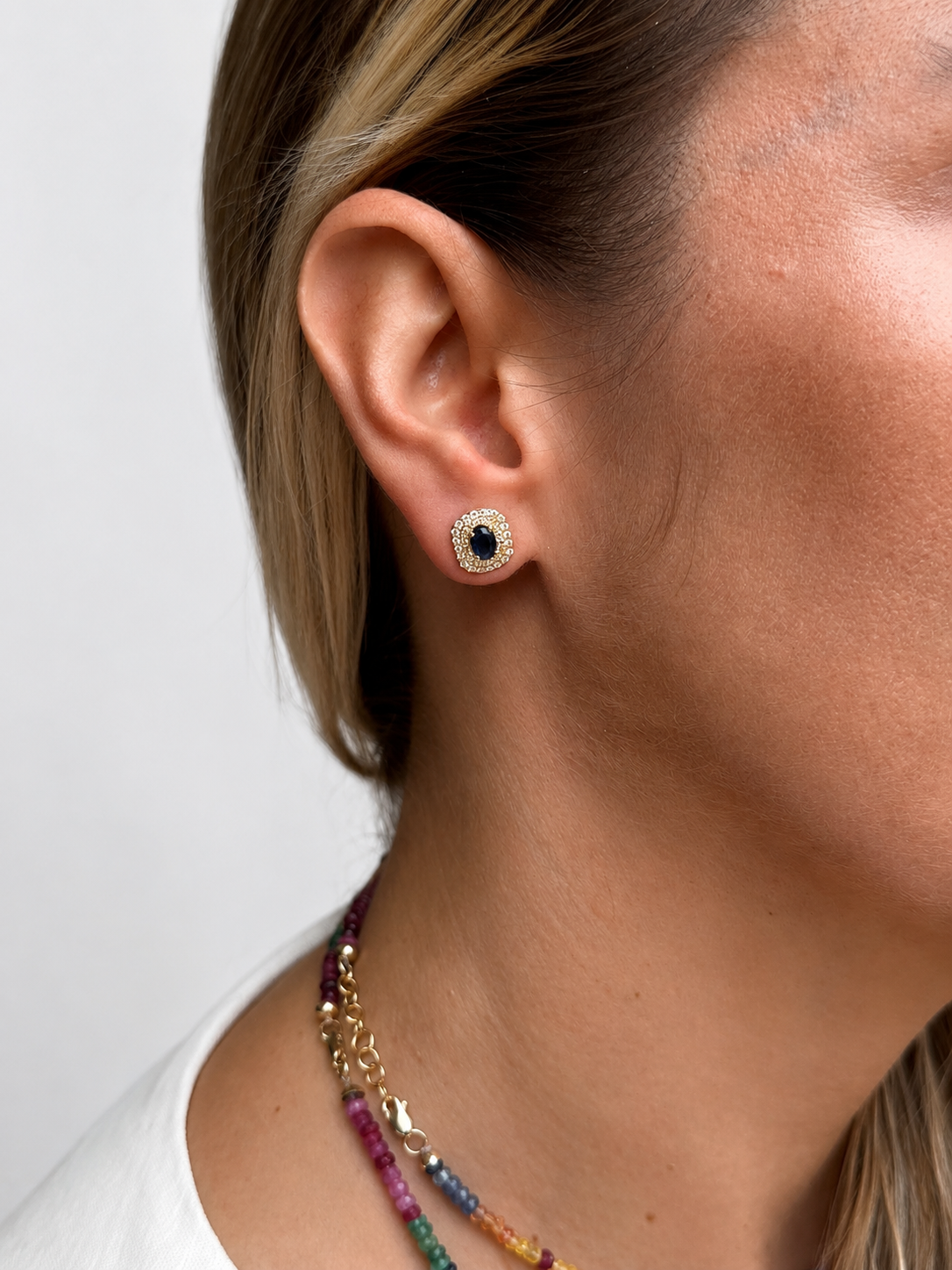 Aretes Doble Halo
