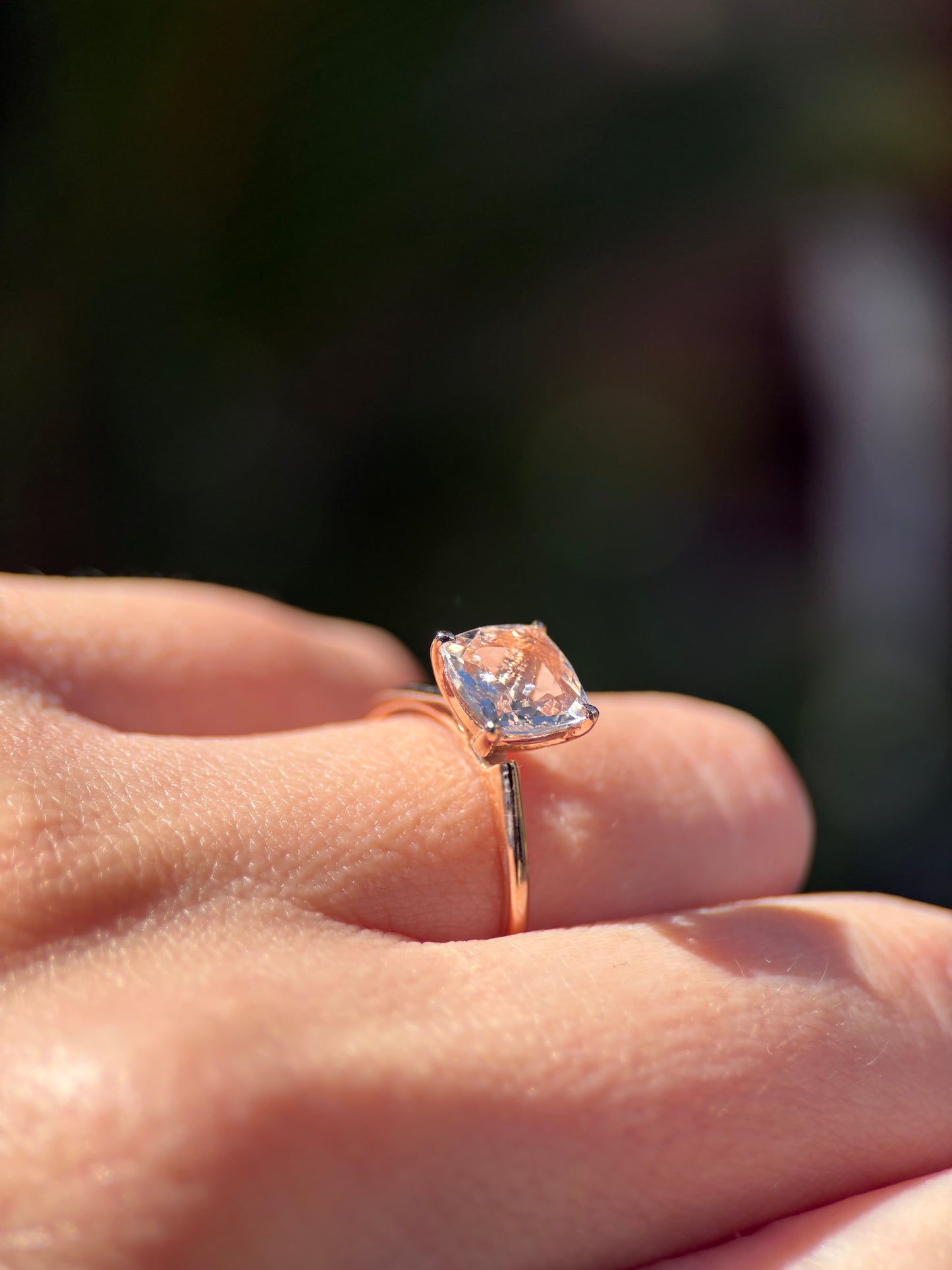 Anillo Morganita Cushion