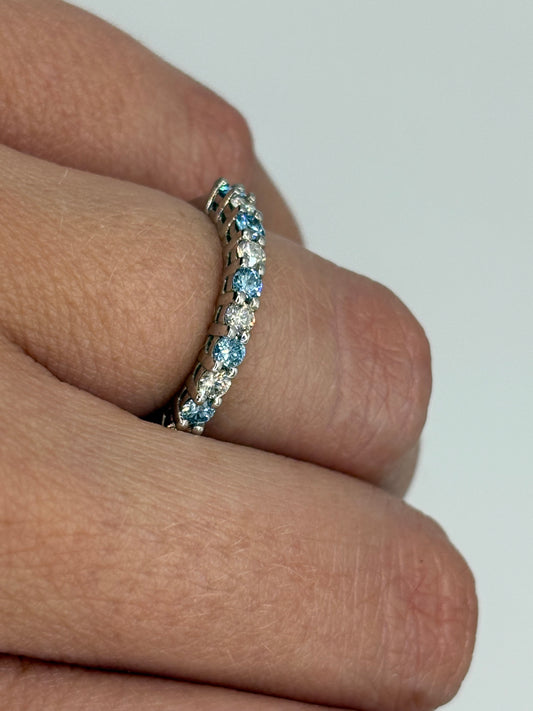 Churumbela Combinada Diamantes Azules .50 cts