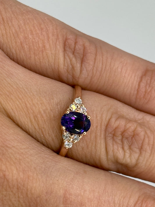Anillo Lorenza Amatista