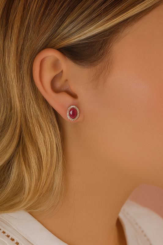 Aretes Giordana Rubí