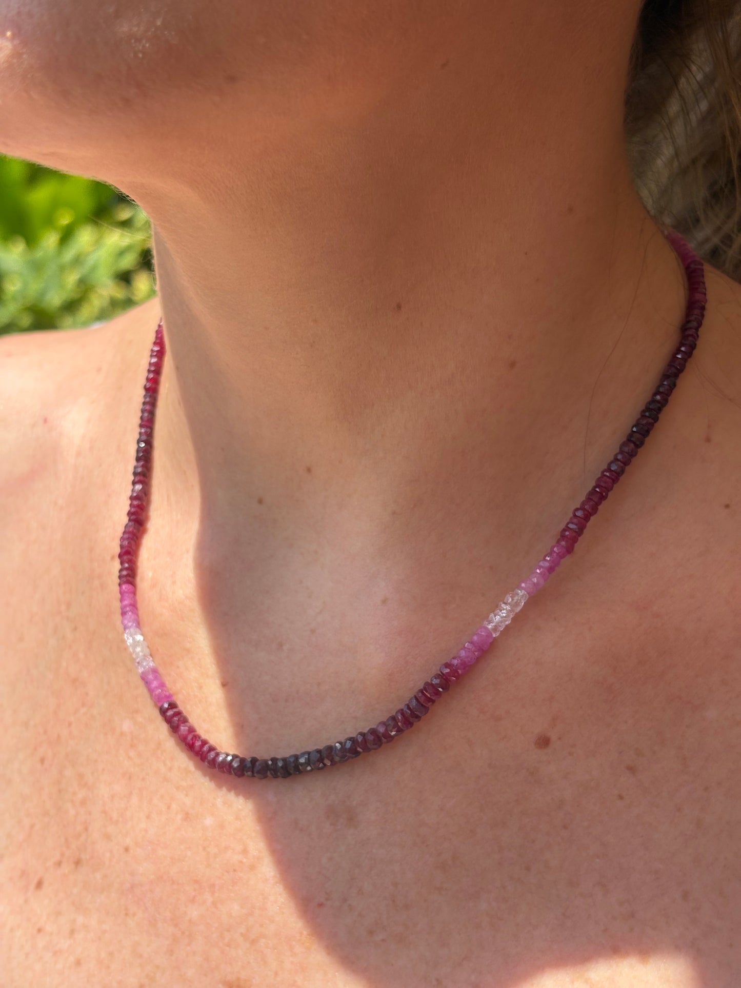 Collar Multi Rubíes