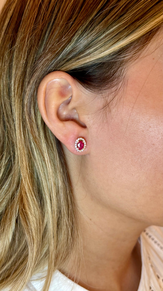Aretes Giordana Rubí