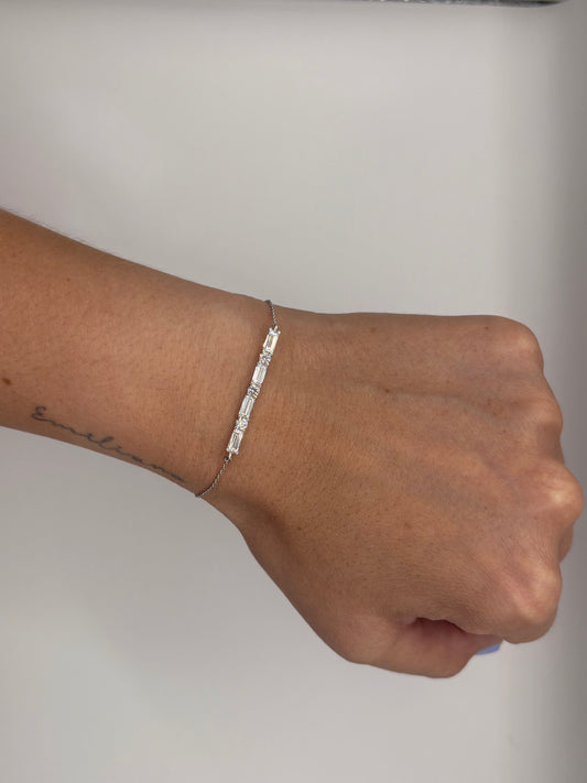 Pulsera Diamantes Baguette