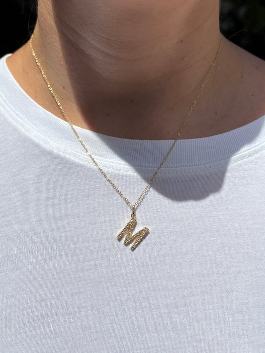 Collar Inicial de Diamantes