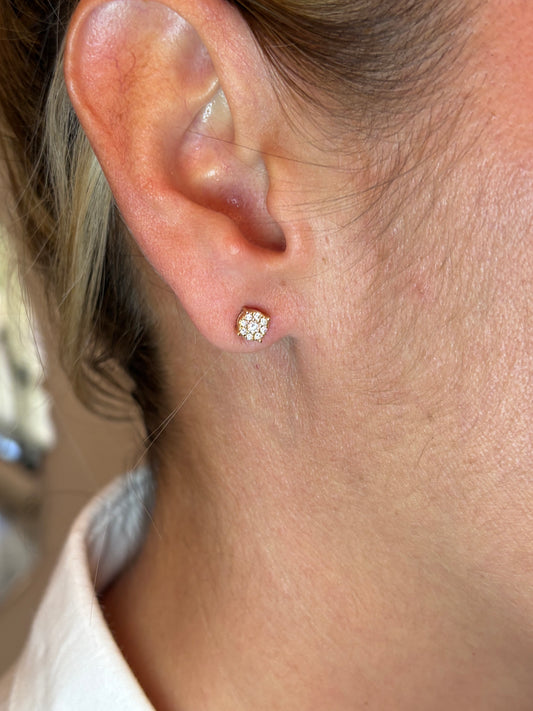 Aretes Pavé Diamantes