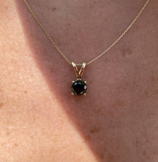 Collar Diamante Negro