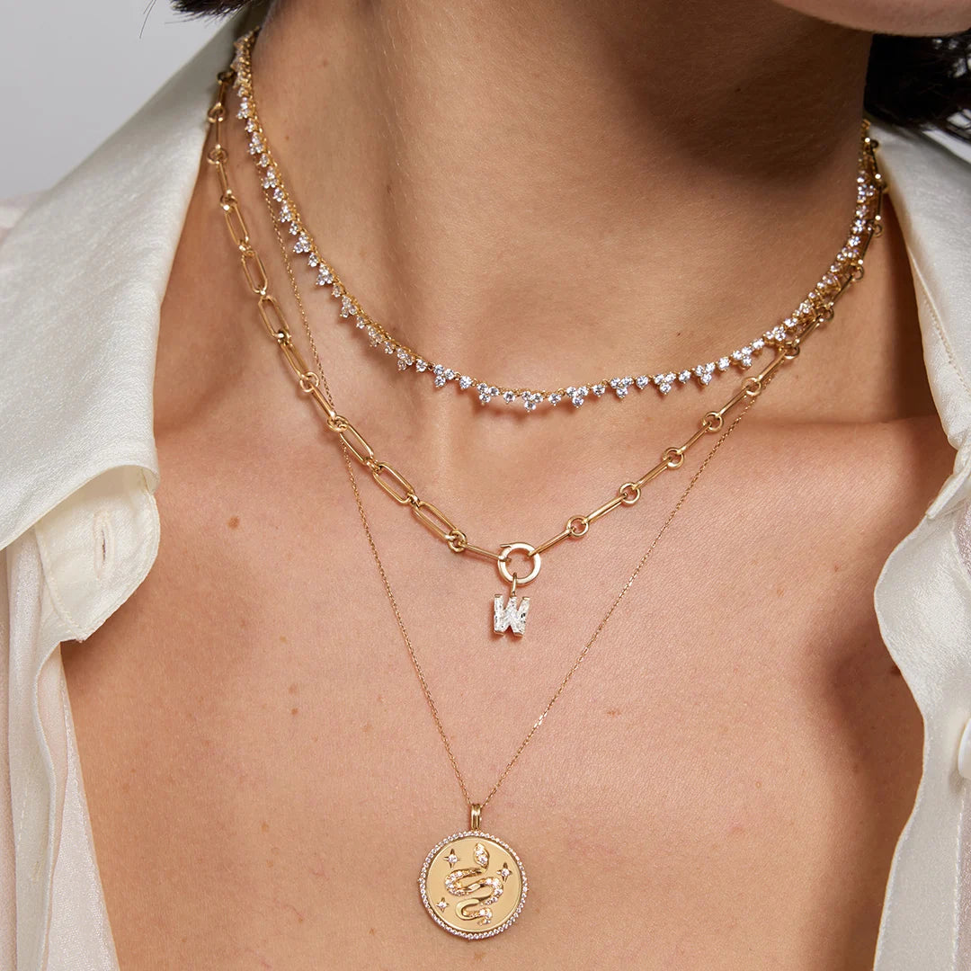 Collar Cluster Tenis