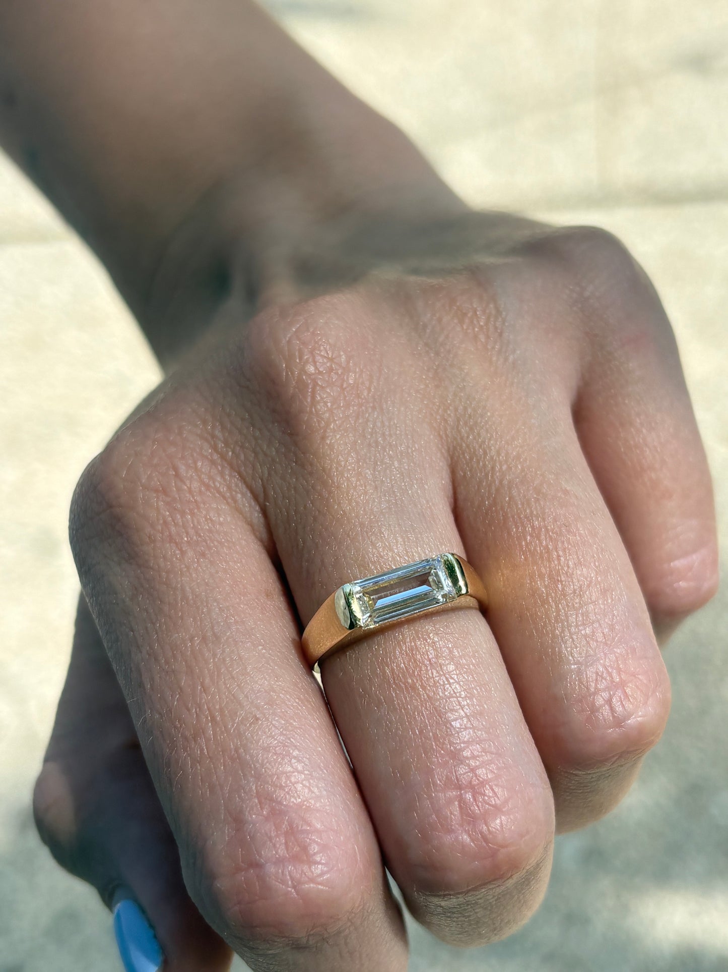 Anillo Baguette