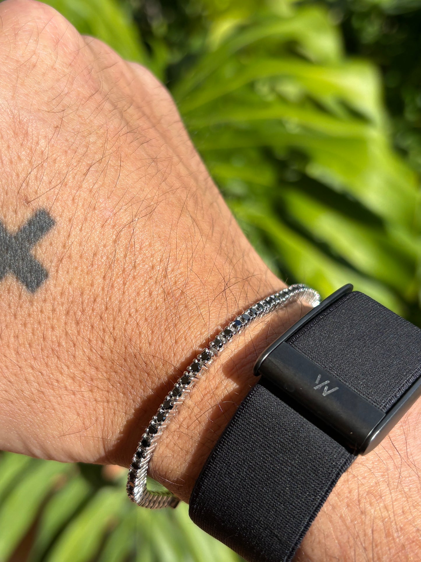 Pulsera Tennis Negra
