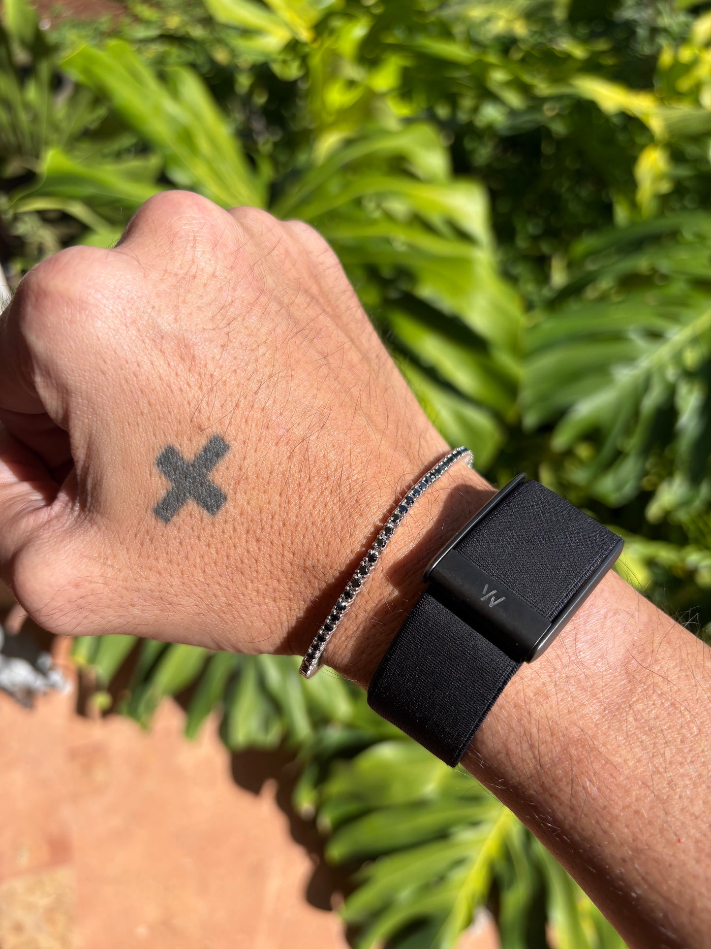 Pulsera Tennis Negra