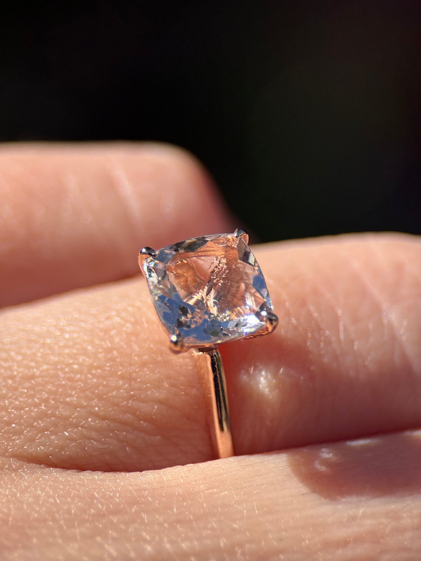 Anillo Morganita Cushion