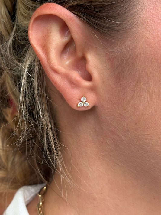 Aretes Trio .60 Cts