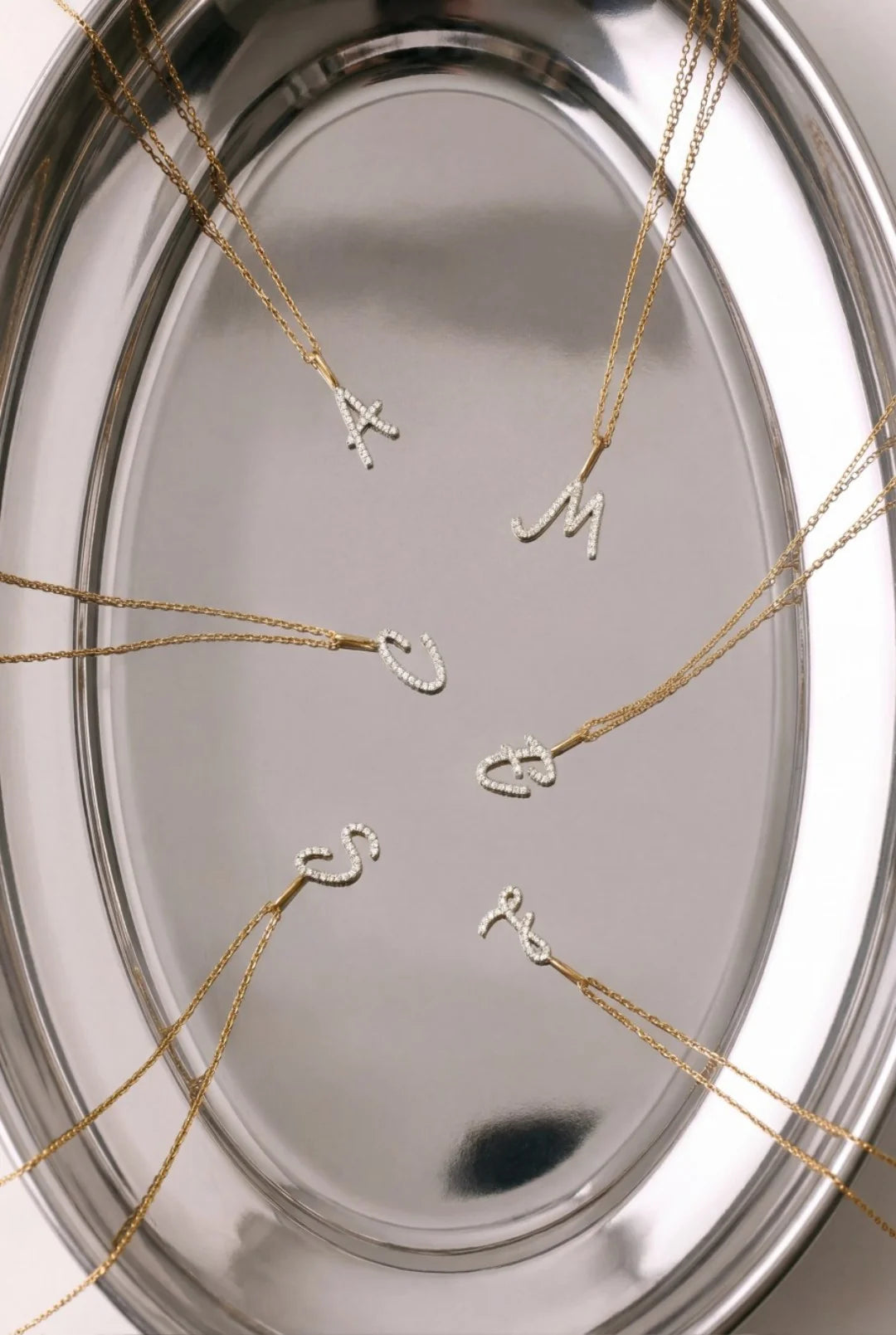 Collar Letra Pavé