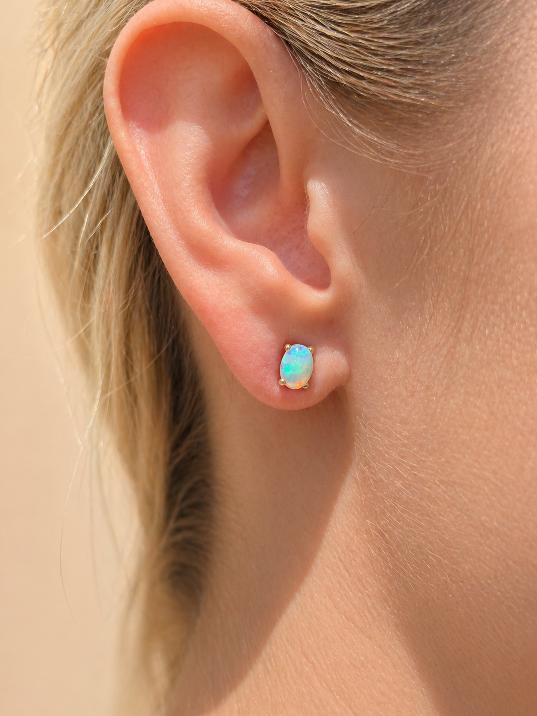 Aretes Ópalo