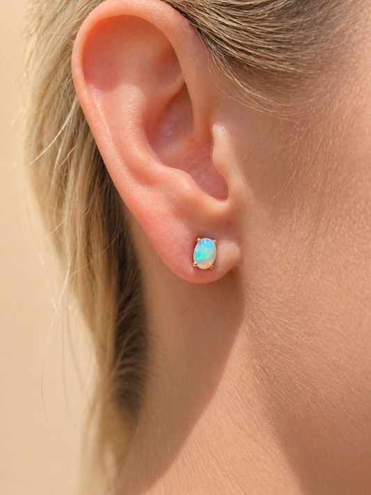 Aretes Ópalo
