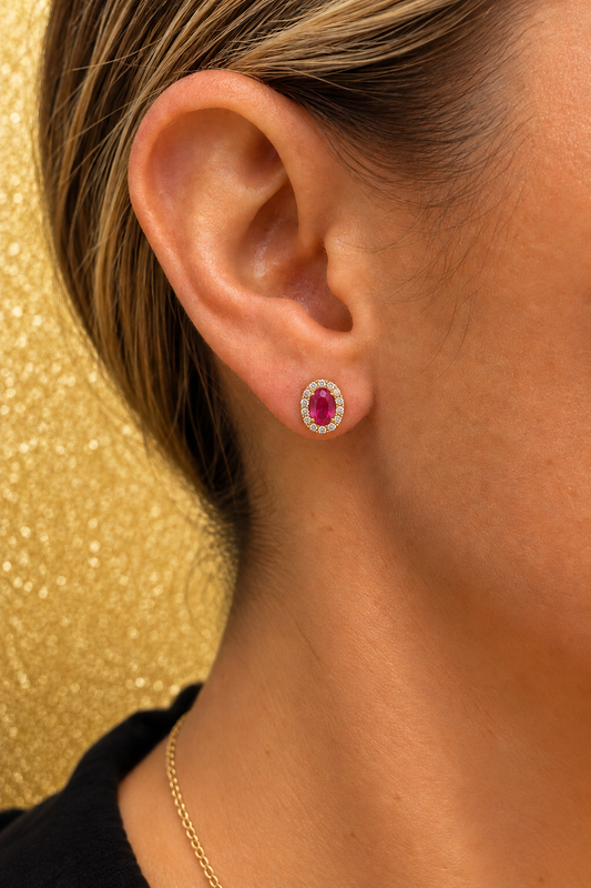 Aretes Giordana Rubí