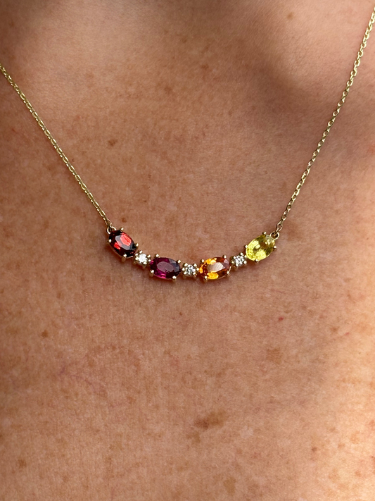 Collar María Zafiros