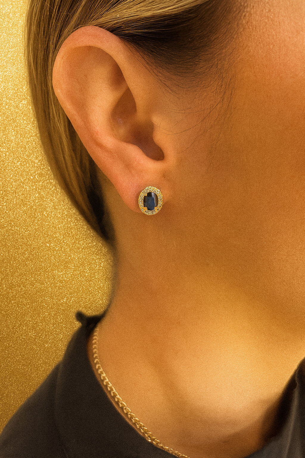 Aretes Giordana Zafiro